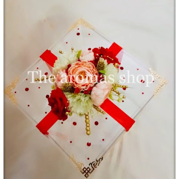 Decorated Acrylic box | wedding gift - Image 2